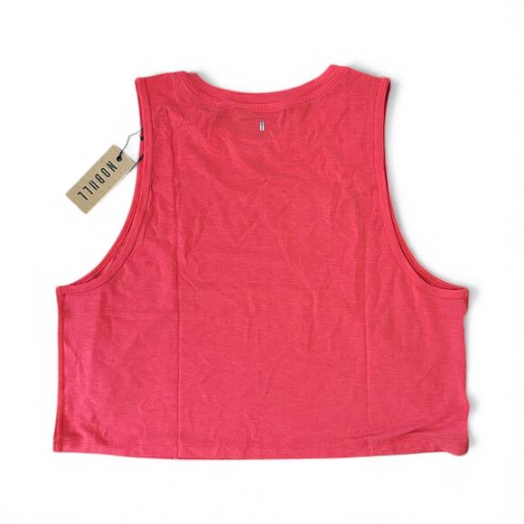 NWT NOBULL Women’s Red Muscle Tank Size L - Picture 4 of 6